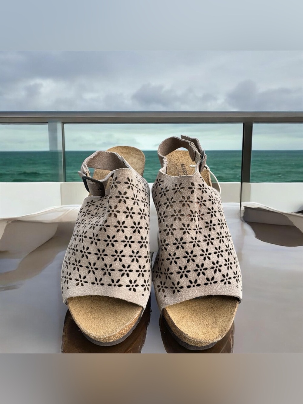 Marina Luna Wedge Sandals